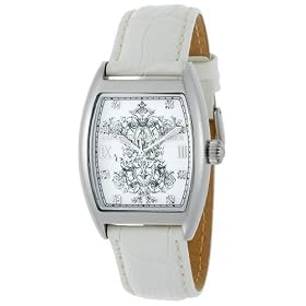 Christian Audigier Intensity Bird Cage, White Ion-Plating Black Stainless Steel Watch# INT-307