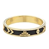 House of Harlow 1960 By Nicole Richie Black Aztec Leather Bangle