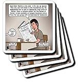 Rich Diesslin The Cartoon Old Testament - 2nd Chronicles 36 13 23 Jeremiahs I Told You So Moment Bible exile release by king Cyrus newspaper - Coasters