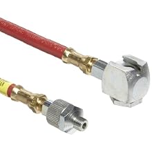 Alemite 7089 Grease Gun Hose, 12" Hose Length, 4,800 psi, Includes 41030A Coupler, 317850-1 Hose, & 301980 Swivel, 1/8" Male NPTF