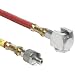 Alemite 7089 Grease Gun Hose, 12" Hose Length, 4,800 psi, Includes 41030A Coupler, 317850-1 Hose, & 301980 Swivel, 1/8" Male NPTF