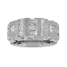 Men's Diamond Ring - Luxury Chain Link Men's Diamond Band in Platinum (1.50 ct. tw. / G Color / VS1-VS2 Clarity) - 8.5