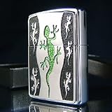 Zippo トカゲ Green Lizard Emblem 生物・昆虫 ジッポ 21149