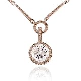 C. Gonshor 18kt White Gold Diamond Pendant .28ct