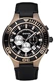 DKNY NY1454 Mens Chronograph Golden Black Dial And Strap Watch