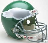 Philadelphia Eagles 1974-1995 Deluxe Replica Throwback Full Size Helmet (Quantity of 1)