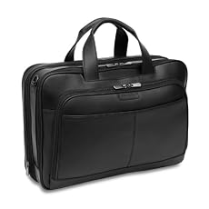 Hartmann Capital Leather Double Compartment Expandable Briefcase