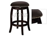 Espresso Finish Swivel Counter Stool
