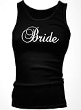Bride Juniors Tank Top, Trendy Fancy Font Bride to Be Juniors Boy Beater