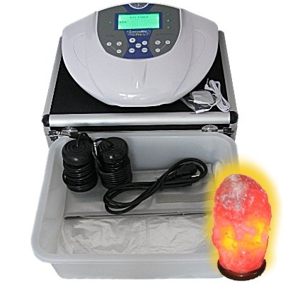 IonizeME PRO Ionic Detox Foot Bath System with Salt Lamp