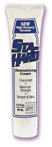 California Exotic Novelties Sta-Hard Cream,  1.5-Fluid Ounce Tubes (Pack of 4)