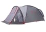 Gelert Colima 3TD Three Man Tent - Frosted Grey/Hot Red