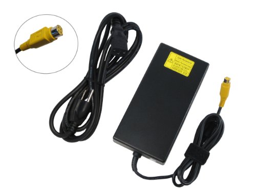 Toshiba 180W Replacement AC Adapter Power Cord for Toshiba Satellite Laptop Series X205-SLi6 PSPB004L18T3Y