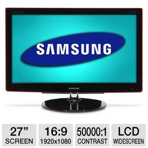 Samsung P2770HD 27-Inch 1920x1080 5ms 16.7M LCD HDTV Monitor