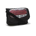 Animal Antone Canvas Shoulder Messenger Bag - Black
