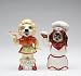 Fine Porcelain Salt and Pepper Shaker Set Figurine Collectible - Chef Dogs S/P