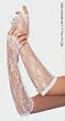 Leg Avenue Elbow Lengh Lace Fingerless Gloves