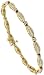 10k Gold Marquise-shaped Links 7 1/4 in. title=