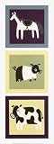 On the Farm by Kayvene poster print,10 in. x 27 in.