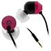 GTMax High Qulity In-Ear 3.5mm Gold-Plated Stereo Earbuds - Metallic Rose Pink for Amazon Kindle 2, kindle DX E-Book Reader