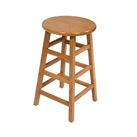 John Boos 30-Inch Natural Oak Collegiate Stool by John Boos