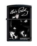 417tikis qL. SL160  Zippo Elvis Presley Batty Harper Black Matte Lighter, 2342