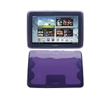 iShoppingdeals - for Samsung Galaxy Note 10.1 (GT-N8013) Rubberized TPU Gel Cover Skin Case, Purple