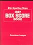 1987 Box Score Book: American League (Official American League Averages and Box Scores)