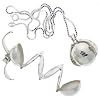 Sterling Silver 9/16" (18 mm) Photo Ball, Locket Pendant For Six Pictures