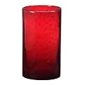 Bubble Glass Tumblers Set of 4 - Ruby