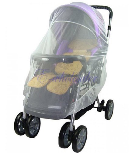 Mosquito Net Stroller Infants Baby Safe Mesh White Bee Insect Bug Cover picture