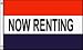 NEOPlex 3' x 5' Now Renting Business Advertising Flag