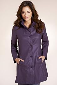 Per Una Linen Blend Panelled Mid Length Mac