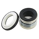 uxcell メカニカルシール　シャフトシール　ウォーターポンプ用　シングルシングルコイルスプリング