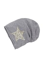Zwillingsherz Gorro Star (Gris / Plata)