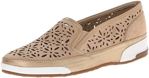 AK Anne Klein Sport Women's Tazzle Nubuck Fashion Sneaker, Natural, 5 M US