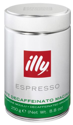 Illy Espresso gemahlen, entcoffeiniert, Dose 