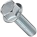 Steel Hex Bolt, Grade 8, Zinc Plated Finish, Serrated, Flange Hex Head, External Hex Drive, Meets IFI 111/SAE J429, Flanged, Serrated, 1
