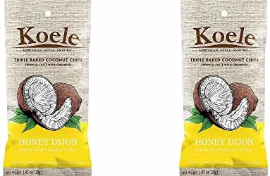 (2 PACK) - Koele Baked Coconut Chips - Honey Dijon | 30 x 24g x | 2 PACK - SUPER SAVER - SAVE MONEY