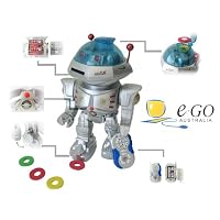 Radio Remote Controlled RC Dancing Robot w/ R/C Missle Disc Launcher