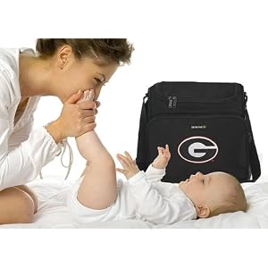 University of Georgia Bulldogs Dawgs Logo Diaper Bag
