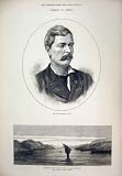 1878 STANLEY AFRICA MANYEMA BATTLE ARUWIMI RIVER MAP