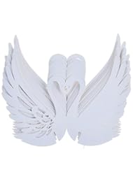 Home: H&D 12pcs Ice White Couple Swan Laser Cut Wedding Party Name Setting Place Cards Wine Glass Cards - H&D Crystal Manufacture CO.,LTD