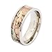 Lefeng 8mm Light Weight Titanium Camouflage Men's Women's Wedding Anniversary Fashion Rings