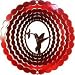 SunSationsTM Small Hummingbird Wind Spinner - Color: Red