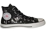 Converse Chuck Taylor All Star Hi Top Rock Tee Shirt Black/White/Red