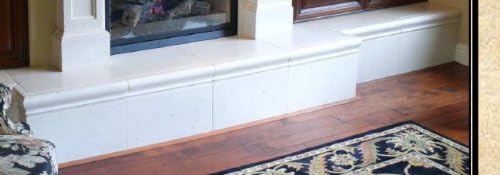 Bull Nose HearthTiles (Stone = TraverStone Other=Gypsum)