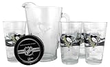 Pittsburgh Penguins Pint Glasses and Beer Pitcher Set | Pittsburgh Penguins Gift Set