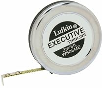 Lufkin W606ME - 1/4" x 2m (6') Executive Thinline Pocket Tape