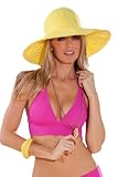 Soid Fushia Pink: Wrap Halter Swimsuit Bikini Top